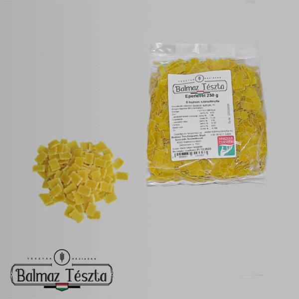 Eperlevél tészta 250g 8 tojásos -Balmaz tészta
