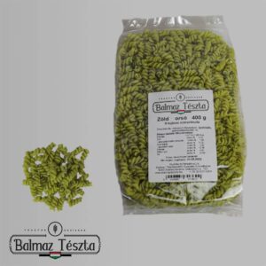 Zöld orsó tészta 400g 8 tojásos -Balmaz tészta